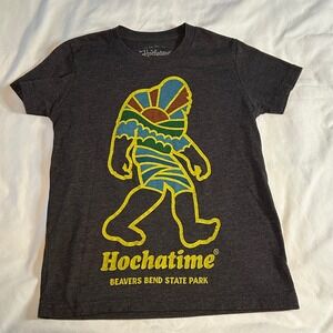 Hochtime Bigfoot T Shirt Beavers Bend State Park Graphic‎ Tee Kids Size S